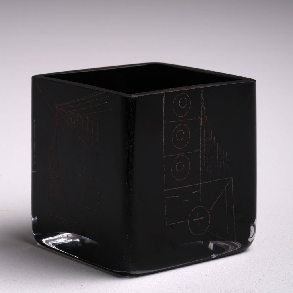 Vase en verre
