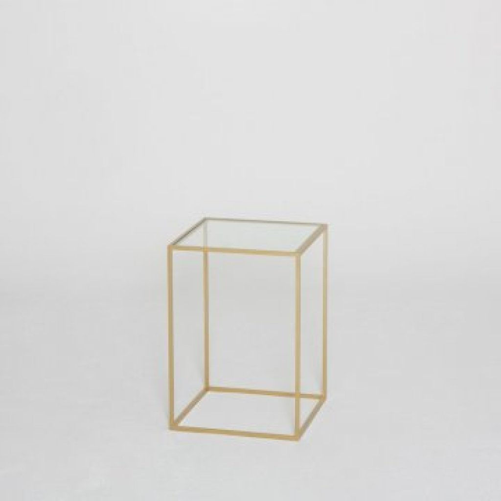 structure dorée 35x50x35
