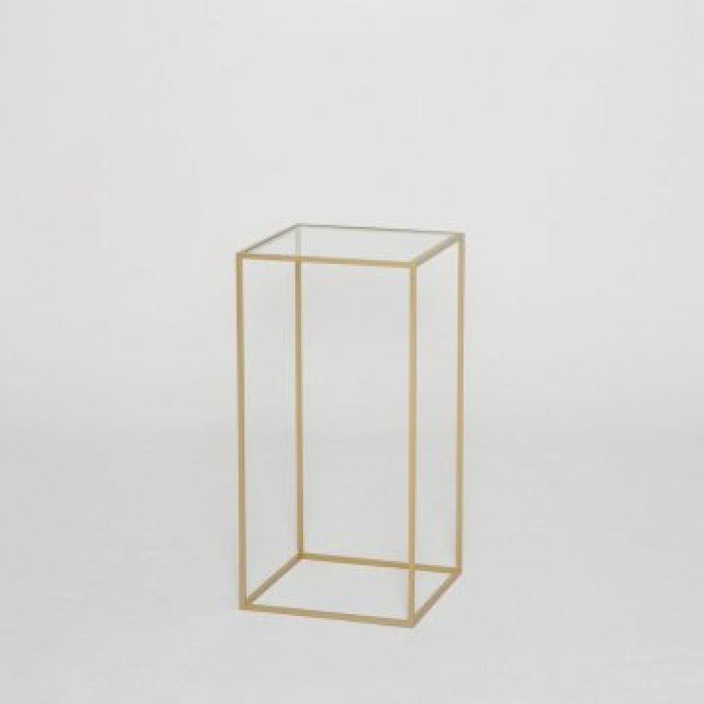 structure dorée 35x70x35