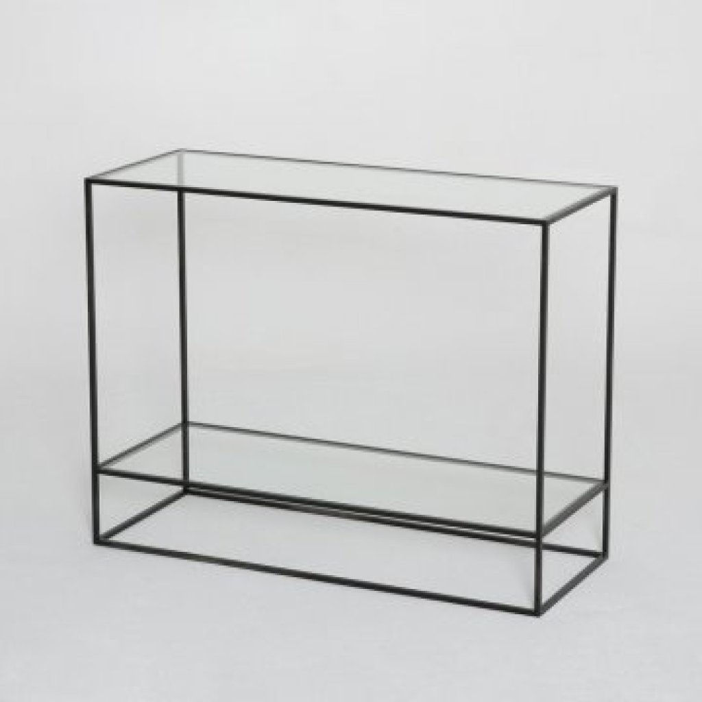 structure noir 2 plateaux 90x700x35