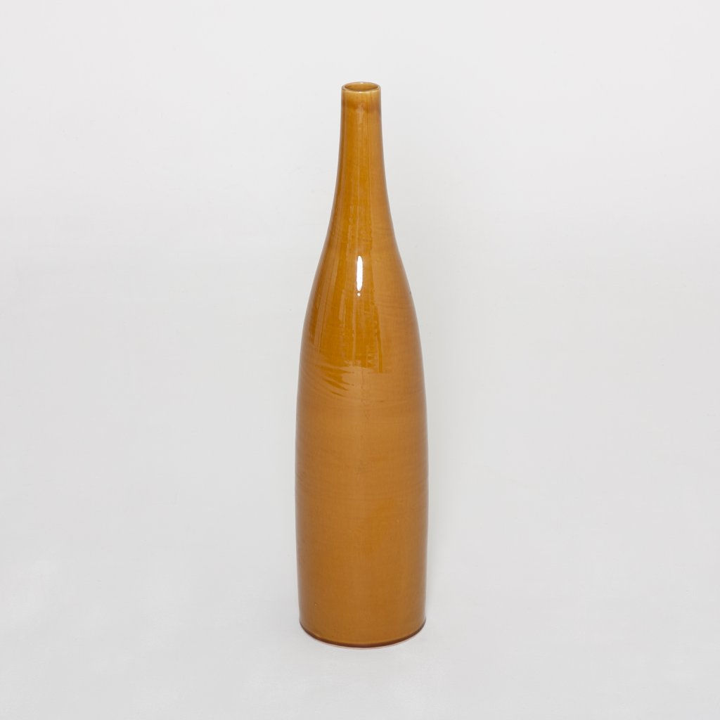 Grand vase caramel