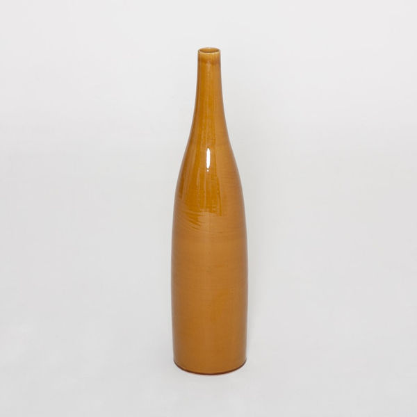 Grand vase caramel