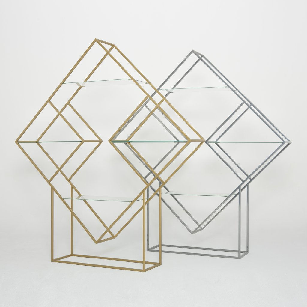 étagère diamant