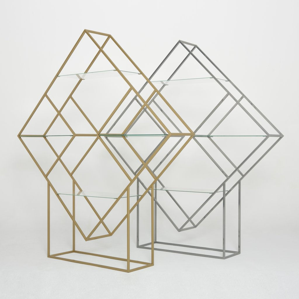 étagère diamant
