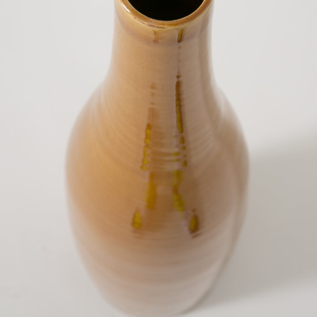 Grand vase caramel