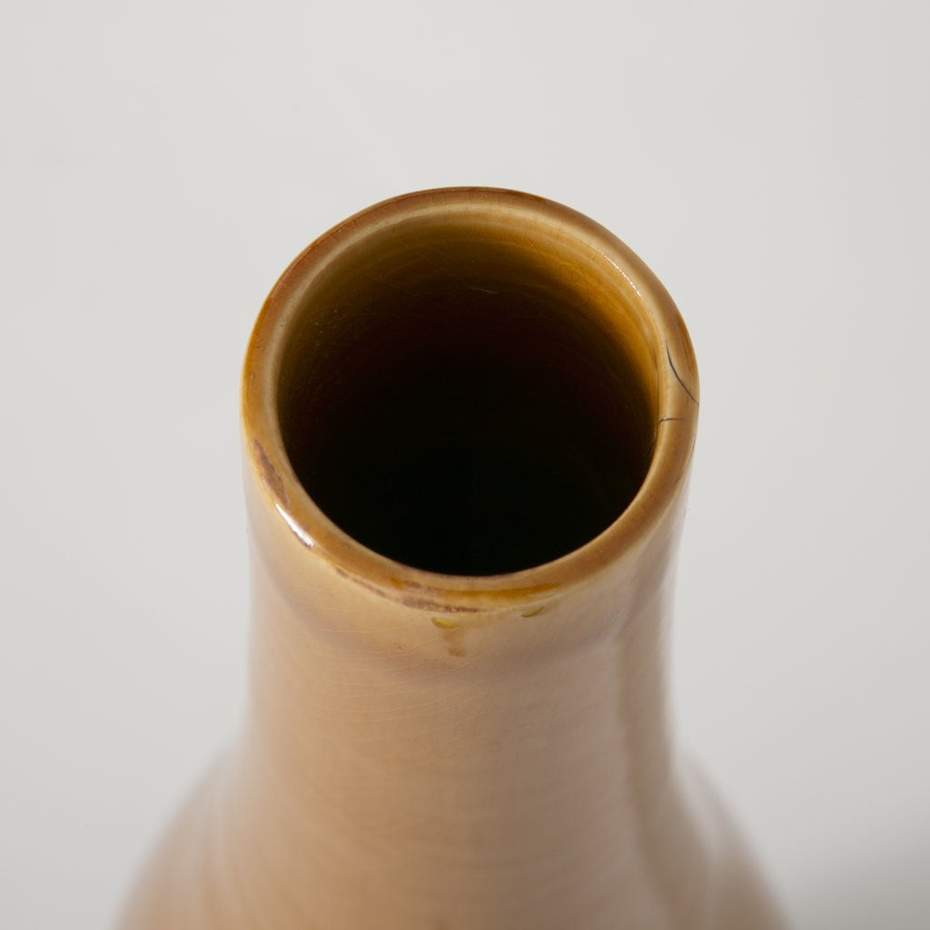 Grand vase caramel