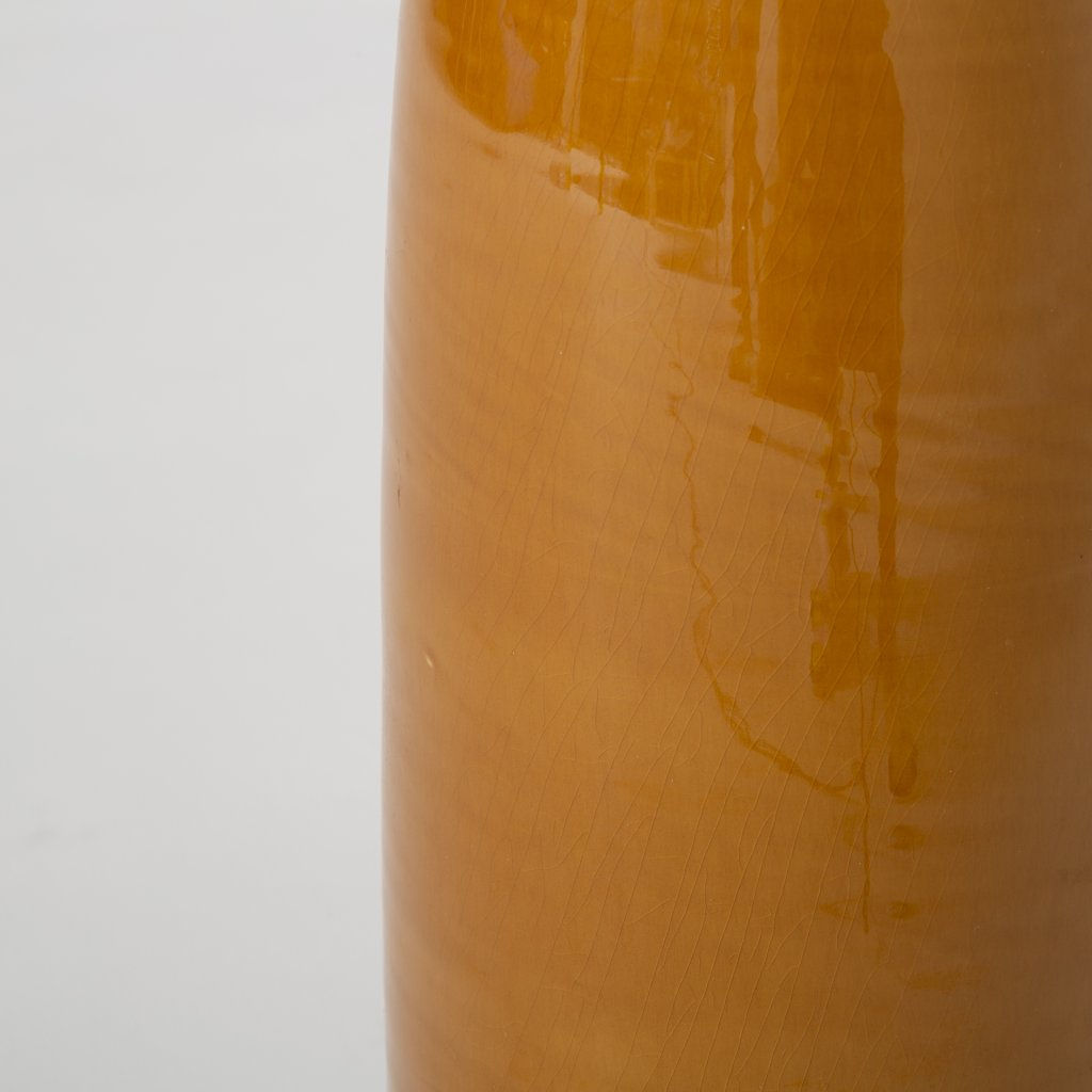 Grand vase caramel