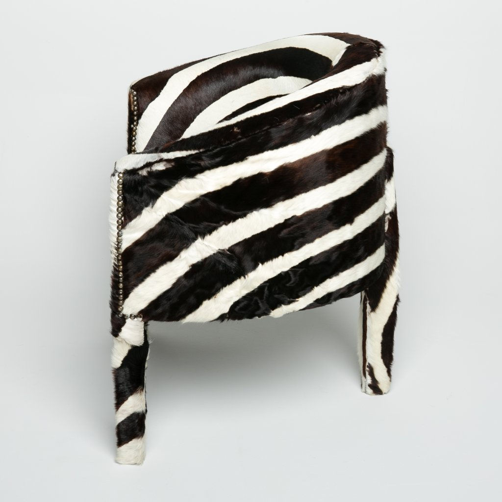 fauteuil zèbre