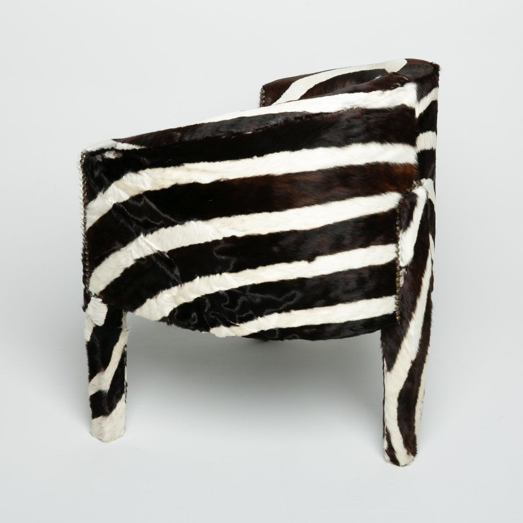 fauteuil zèbre