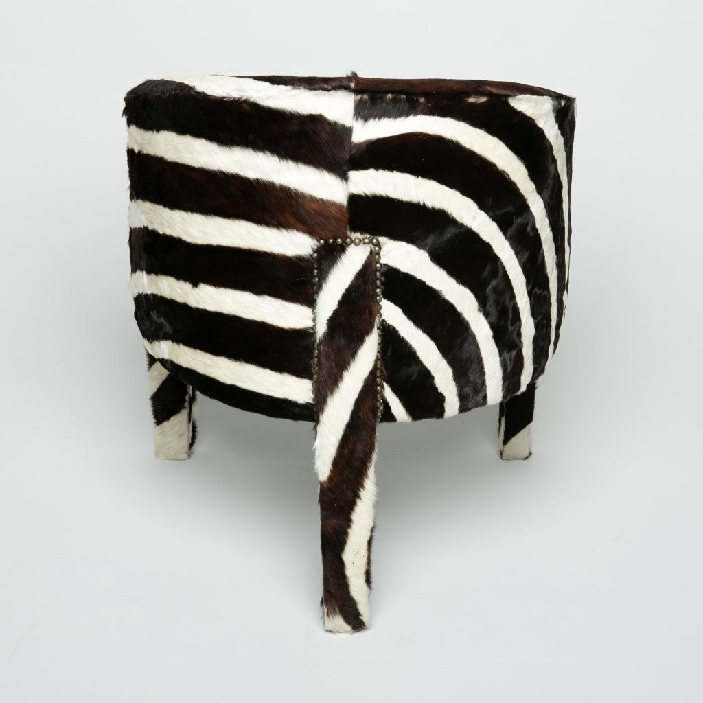 fauteuil zèbre