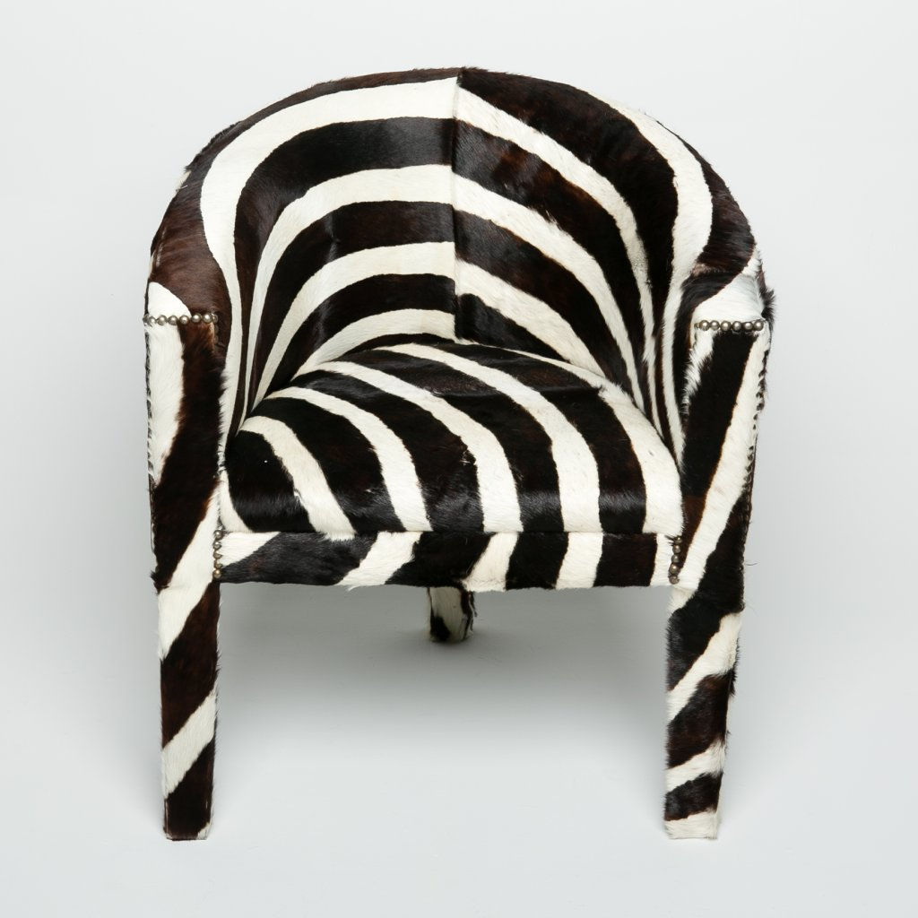 fauteuil zèbre